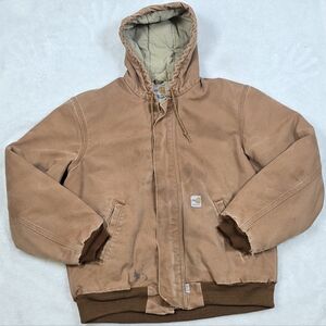 Carhartt FR Workwear Distresses Thrashed Quilted Streetwear Active Jacket Sz.M